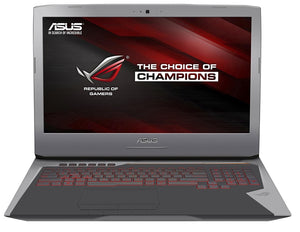 ROG G752VY-DH78K 17.3" LCD Notebook - Intel Core i7 i7-6820HK Quad-core (4 Core) 2.70 GHz - 64 GB DDR4 SDRAM - 1 TB HDD - 512 GB SSD - Windows 10 64-bit - 1920 x 1080 - In-plane Switching (IPS) Technology - Copper Silver, Gray