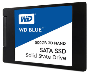 WD Blue 3D NAND 500GB PC SSD - SATA III 6 Gb/s 2.5"/7mm Solid State Drive