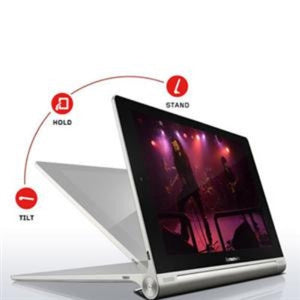Lenovo IdeaTab Yoga 10 16 GB Tablet - 10.1" - In-plane Switching (IPS) Technology - Wireless LAN - Qualcomm Snapdragon 400 APQ8928 1.20 GHz - Silver 2 GB RAM - Android 4.3 Jelly Bean - Slate - 1280 x 800 Multi-touch Screen Display - Bluetooth