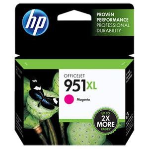 HP 951XL Ink Cartridge Inkjet Magenta - 1500 Page - 1 Each