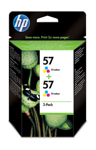 57 2-pack Tri-color Original Ink Cartridges