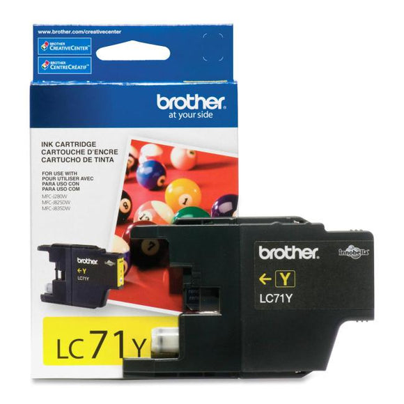 LC71YS INK CARTRIDGE YELLOW FOR MFCJ6710DW/6910DW/265