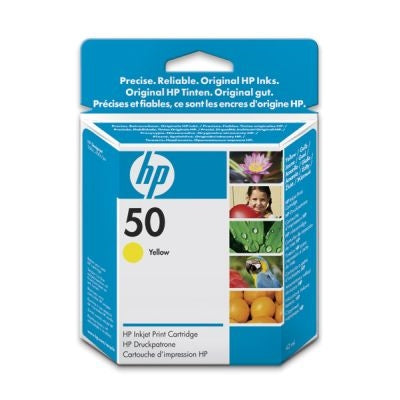HP 50 Yellow Inkjet Print Cartridge