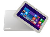 Toshiba Encore 2 WT10-A-00L 32 GB Net-tablet PC - 10.1" - In-plane Switching (IPS) Technology - Wireless LAN - Intel Atom Z3735G 1.33 GHz 1 GB RAM - Windows 8.1 - Slate - 1366 x 768 Multi-touch Screen Display - Bluetooth