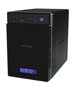 Netgear Insight Stockage réseau géré Smart Cloud ARM Cortex A15 quadricœur (4 coeurs) 1.40 GHz - 4 x disques durs pris en charge - 4 x SSD pris en charge - 2 Go de RAM - Contrôleur série ATA - Pris en charge RAID 0, 1, 5, 6, 10, JBOD - 4 x baies