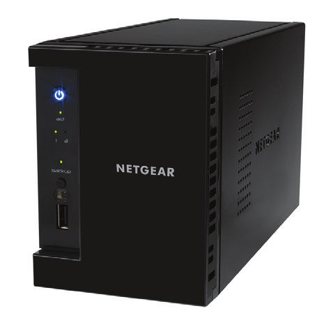 Netgear ReadyNAS RN212 NAS Server ARM Cortex A15 Quad-core (4 Core) 1.40 GHz - 2 x Total Bays - 2 GB RAM -RAID Supported 0, 1, 5, 6, 10, JBOD - 2 x 2.5