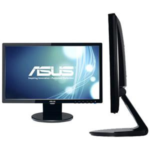 Asus VE208T 20" LED LCD Monitor - 16:9 - 5 ms Adjustable Display Angle - 1600 x 900 - 16.7 Million Colors - 250 cd/m² - 10,000,000:1 - Speakers - DVI - VGA - Black - ENERGY STAR, RoHS, WEEE