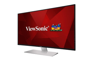 Viewsonic VX4380-4K 43" WLED LCD Monitor - 16:9 - 12 ms 3840 x 2160 - 1.07 Billion Colors - 350 cd/m² - 120,000,000:1 - 4K UHD - Speakers - HDMI - DisplayPort - USB - 130 W - Black, Gray - EPEAT Silver, ENERGY STAR 7.0, cTUVus, TÜV