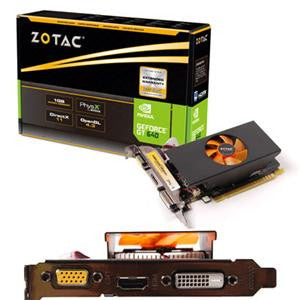 Zotac ZT-60208-10L GeForce GT 640 Graphic Card - 1046 MHz Core - 1 GB GDDR5 SDRAM - PCI Express 3.0 x16 5000 MHz Memory Clock - 2560 x 1600 - Fan Cooler - DirectX 11.1 - HDMI - DVI - VGA