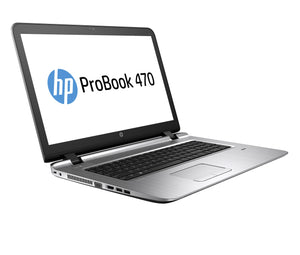 HP ProBook 470 G3 17.3" 16:9 Notebook - 1920 x 1080 - Intel Core i7 (6th Gen) i7-6500U Dual-core (2 Core) 2.50 GHz - 16 GB DDR4 SDRAM - 256 GB SSD - Windows 7 Professional 64-bit (English/French) upgradable to Windows 10 Pro - Gravity Black